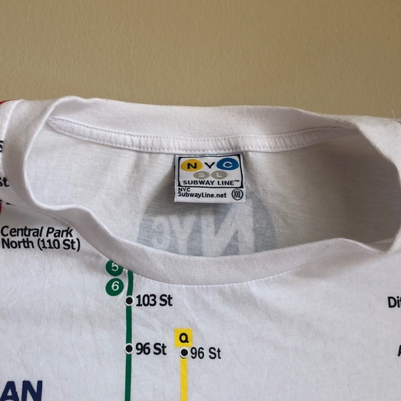 Nyc subway line shirt - Picture 3 of 3
